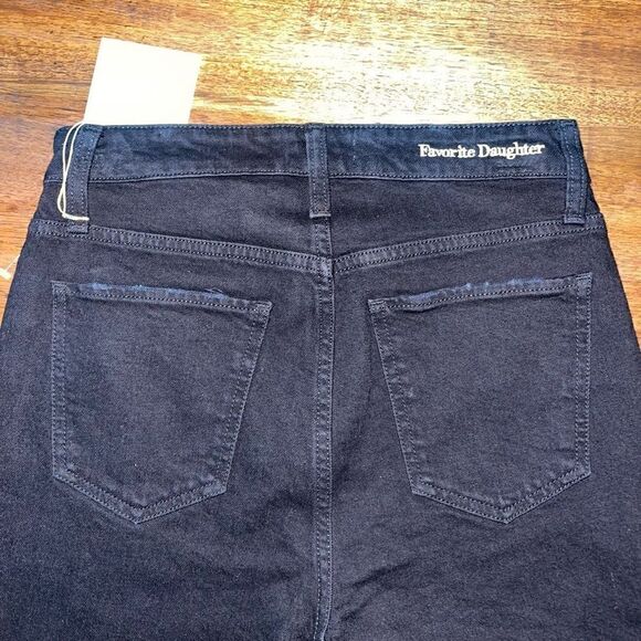 NWT Favorite Daughter The Eva Long Slim Denim Shorts - Picture 6 of 7